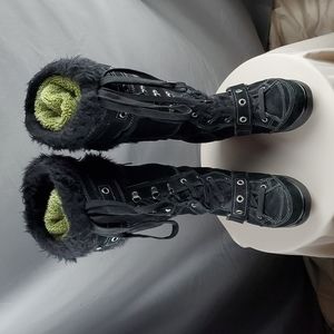 Aldo tall wedge boots